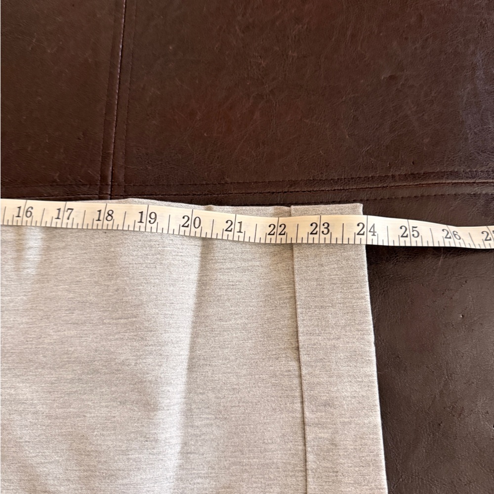 Tribal Fia Cuffed Cropped Trouser Pants Heather Grey Size 14 NWT - Picture 6 of 10